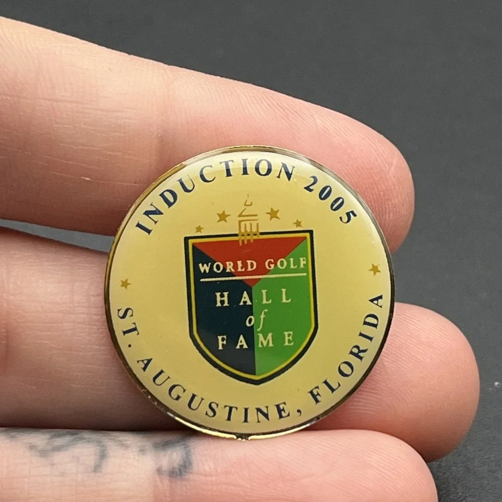 2005 Induction World Golf Hall Of Fame St. Augustine‎ Florida Lapel Hat Pin